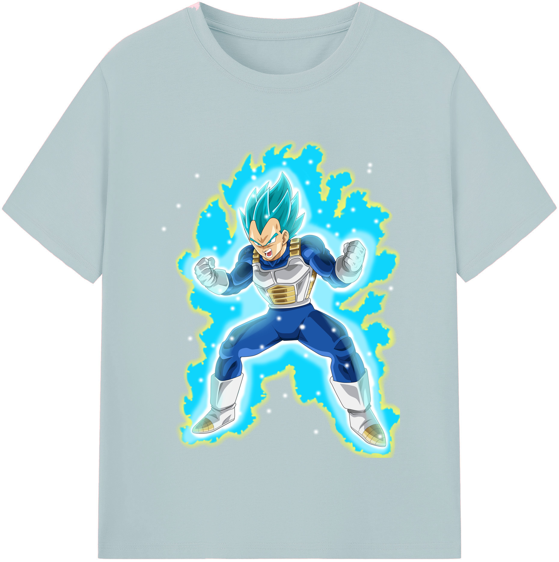 （画像用） ドラゴンボール ベジータ四世（Bejīta Yonsei）DRAGON BALL Vegeta IV 綿100％半袖Tシャツ（フロントプリント）
